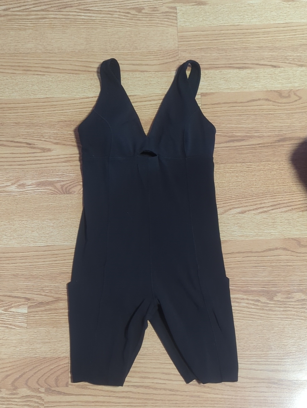 Lululemon Black V-Neck Fitted Romper
